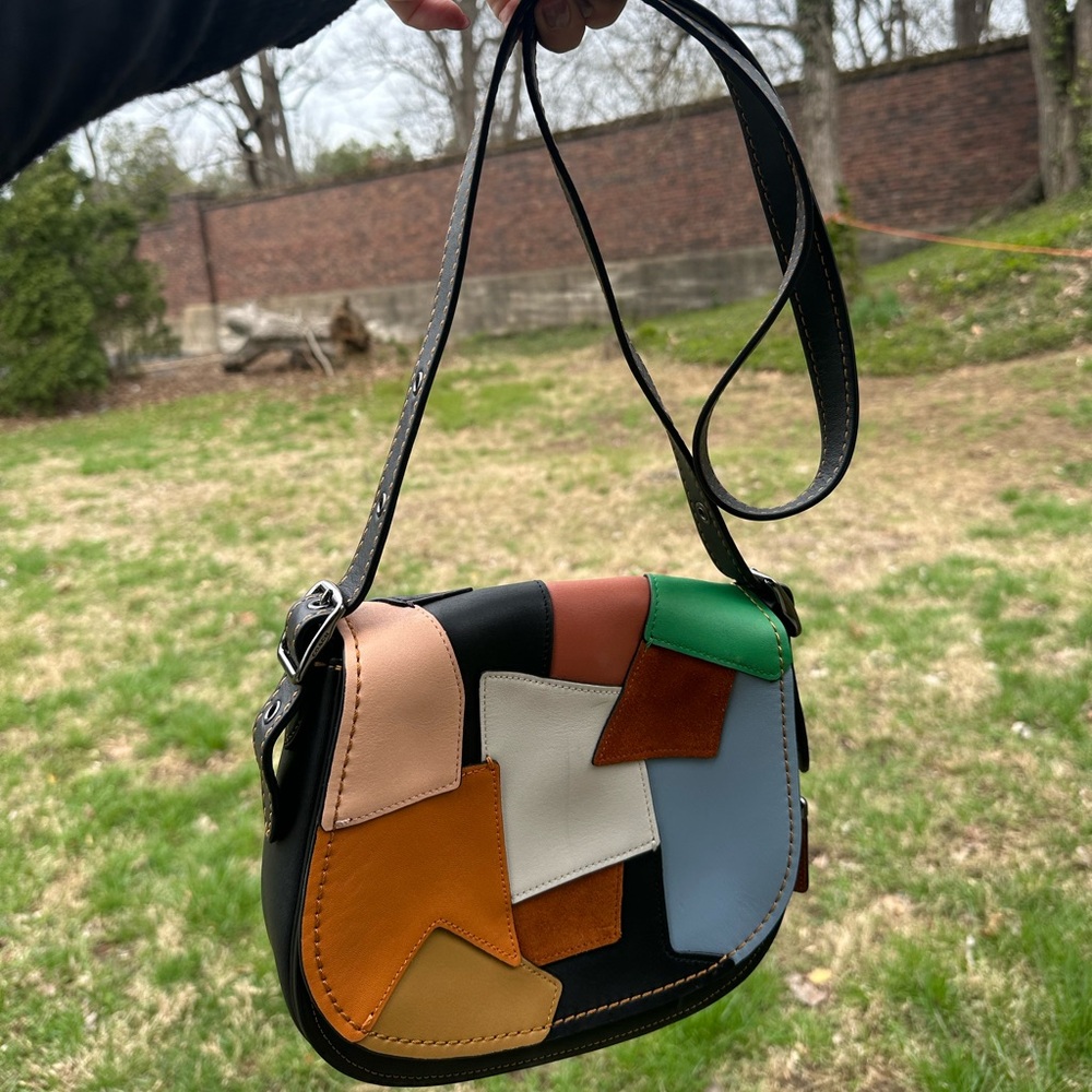 Coach 1941 Patchwork Saddlebag - image 2